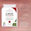 5-MTHF Delayed Release Capsules | 1000mcg High Strength Folic Acid as 5-Methyltetrahydrofolate Vitamin B9 | Methylfolate Made in UK & Vegan Friendly | 2 Months Supply | 60 Capsules view 4