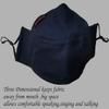 KYT Music Singer's Mask, Voice Mask for Singing,Choir, Chorus and Teaching,Speaking.(Medium) view 3