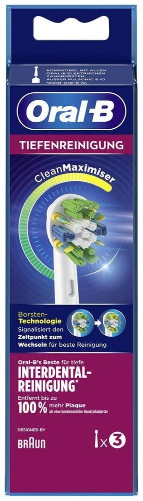Braun Oral-B Toothbrush Heads Deep Cleanse 3 Pcs 50 g