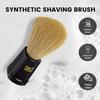 Pink Woolf Soft Bristles Shaving Brush for Men | Ultra-Soft, Cruelty-Free Bristles for a Smooth Shave | Engineered Black Plastic Handle | 22mm Knot | Experience Effortless & Comfortable Wet Shaving view 4