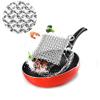TOOLSSIDE Cast Iron Scrubber - 4" Cast Iron Cleaner Chainmail Scrubber - 316L Stainless Steel Scrubber for Cast Iron, Stainless Steel, Hard Anodized Cookware view 2