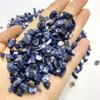 100g Sodalite Tumbled Stone Irregular polishing Natural Rock and Quartz Palm Bead chip-7-9mm_ view 2