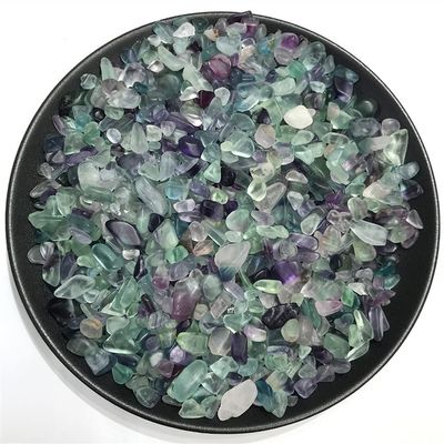 100g Natural Fluorite Quartz Crystal Stone Rock Rough Polished Gravel Specimen Natural Stones and Minerals Happy Fish Tank stone-100g 8-12mm_