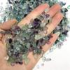 100g Natural Fluorite Quartz Crystal Stone Rock Rough Polished Gravel Specimen Natural Stones and Minerals Happy Fish Tank stone-100g 8-12mm_ view 2