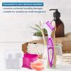 2 Denture Bath Case and 2 Denture Cleaner Brushes Retainer Denture Box, Tophoniex Dentures Container with Basket Denture Holder for Travel Retainer Cleaning view 4