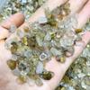 100g Natural Quartz Rutilated Tumbled Stones Crystals and Minerals Aquarium C789 Natural Stones and Minerals-100g 8-10mm_ view 1