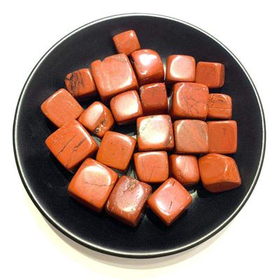 100g/lot Natural red Jasper Crystal Tumbled Stone Gemstone Mineral chip Natural Point Beads Chakra Reiki Decorations-100g 20-40mm_