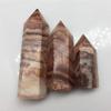 1Pc Natural Rhodochrosite Crystal to Improve Mood Point Gemstone Hexagonal Column Stone Mineral Home decoration-7-8cm_ view 3
