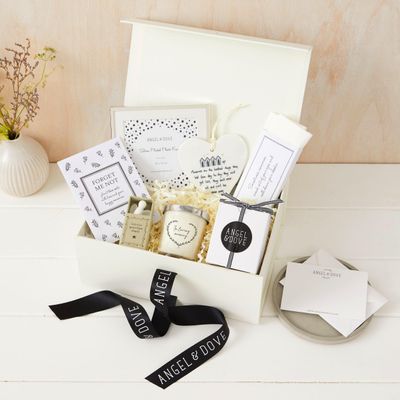 ANGEL & DOVE 'Sending Comfort' Bereavement Sympathy Funeral Gift Hamper in Memory Box