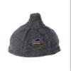 Ger3as Sauna Hat for Men and Women 100% Cotton with Embroidery Wellness Hat (UK, Numeric, 6 7/8, 7 1/2, Grey) view 1