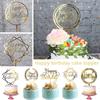 12Pcs Acrylic Cake Topper, BetterJonny Double-Sided Glitter Happy Birthday Gold Cake Topper Set, Birthday Decoration for Children and Adults view 4