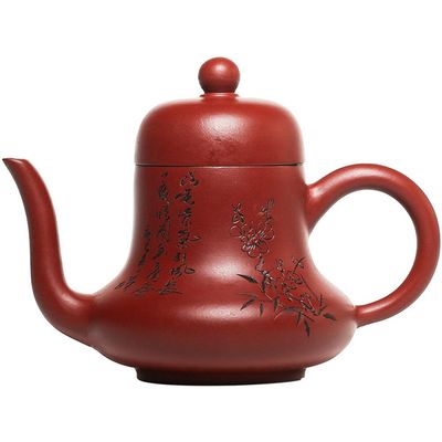 asdas Purple Clay Teapot,Handmade Retro Yixing Traditional Tea Crafts Gifts Home Tea Sets Wenwan Collection Ornaments Office Raw Ore Clay Teapot Injector Cups Co
