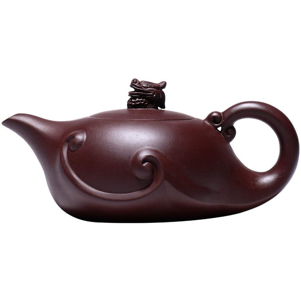 asdas Purple Clay Teapot,Handmade Retro Yixing Traditional Tea Crafts Gifts Home Tea Sets Wenwan Collection Ornaments Office Raw Ore Clay Teapot Injector Cups Co