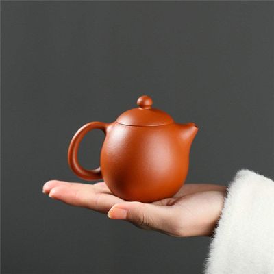 asdas Purple Clay Teapot,Handmade Retro Yixing Traditional Tea Crafts Gifts Home Tea Sets Wenwan Collection Ornaments Office Raw Ore Clay Teapot Injector Cups Co