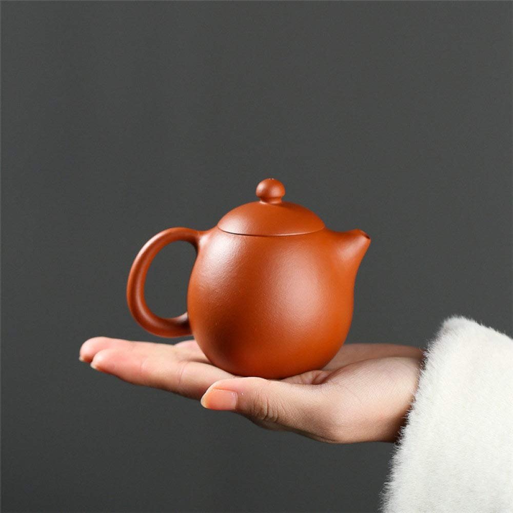 asdas Purple Clay Teapot,Handmade Retro Yixing Traditional Tea Crafts Gifts Home Tea Sets Wenwan Collection Ornaments Office Raw Ore Clay Teapot Injector Cups Co