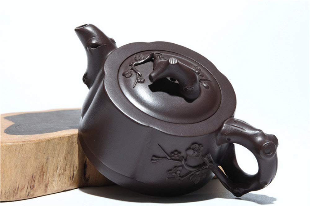 asdas Purple Clay Teapot,Handmade Retro Yixing Traditional Tea Crafts Gifts Home Tea Sets Wenwan Collection Ornaments Office Raw Ore Clay Teapot Injector Cups Co