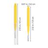 30pcs Interdental Brush Floss Picks Between Teeth Toothbrush Oral Care Teeth Cleaning Brush Picks Care Tools for Home and Travel 0. 7mm Yellow view 2