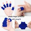 10pc Finger Support Protector Finger Guard Thumb Braces Elastic Finger Support Sleeves Finger Tube Bandage Finger Tape Sports Aid for Basketball Volleyball Basebal Tennis Badminton Cricket view 2