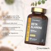 Beta Alanine 1500mg | 120 Vegan Capsules | Premium Amino Acid Supplement for Men & Women | by Horbaach view 2