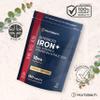 Iron Tablets High Strength 18mg | Energy Tablets with Vitamin C, B12 & Folic Acid | 180 Count | 6 Months Supply & Vegan | Ferrous Fumarate Supplement for Men & Women | by Horbaach view 4