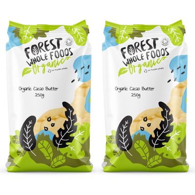 Organic Cacao Butter - Forest Whole Foods (500g)