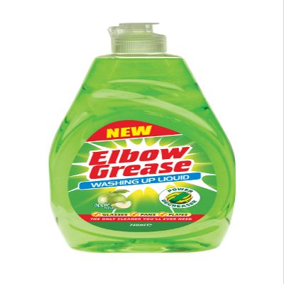Elbow Grease Washing Up Liquid Apple Fresh, Green, 740 Ml
