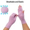 2-Pair Arthritis Compression Gloves for Alleviate Rheumatoid Osteoarthritis, Carpal Tunnel Raynauds Disease, Ease Muscle Tensi on Fingerless, Breathable & Moisture, Women and Men (Purple, Small) view 4