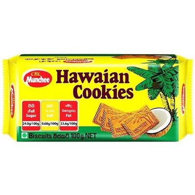 Munchee Hawaian Cookies - 100g - Pack of 12 | Authentic Taste of Sri Lanka