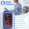 aCurio Pulse Oximeter NHS Test Oximeter - CE Approved Oxygen Monitor Finger Adults and Child Heart-Rate Monitor - Oxygen Saturation Monitor Accurate Fast Blood Oxygen Monitor Heart Rate Monitor view 4