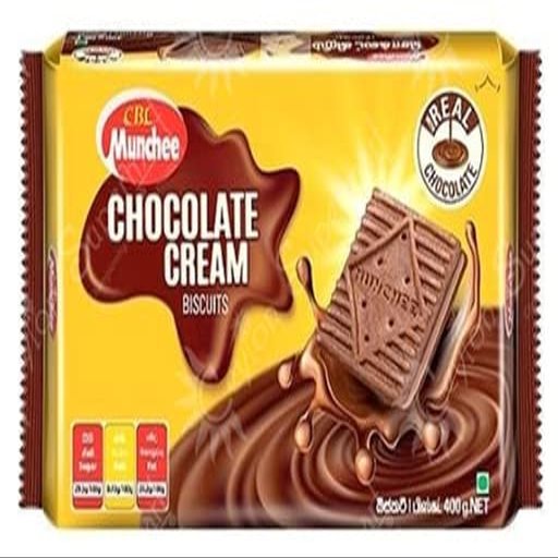 Munchee Chocolate Cream Biscuits 400g - Pack of 4 | Authentic Taste of Sri Lanka