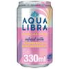 AQUA Libra Sparkling Sugar-Free Fruit Water, No Calories, Raspberry and Blackcurrant, 330 ml, Pack of 24 view 2