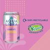 AQUA Libra Sparkling Sugar-Free Fruit Water, No Calories, Raspberry and Blackcurrant, 330 ml, Pack of 24 view 3