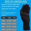 2 Pairs Copper Arthritis Gloves with Touch Screen, Full Finger Compression Gloves for Men Women Relieve Hand Pain Swelling and Carpal Tunnel, Support Wrist and Hand Joint (Black, Small (2 Pairs)), view 3