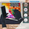2 Pairs Copper Arthritis Gloves with Touch Screen, Full Finger Compression Gloves for Men Women Relieve Hand Pain Swelling and Carpal Tunnel, Support Wrist and Hand Joint (Black, Small (2 Pairs)), view 4