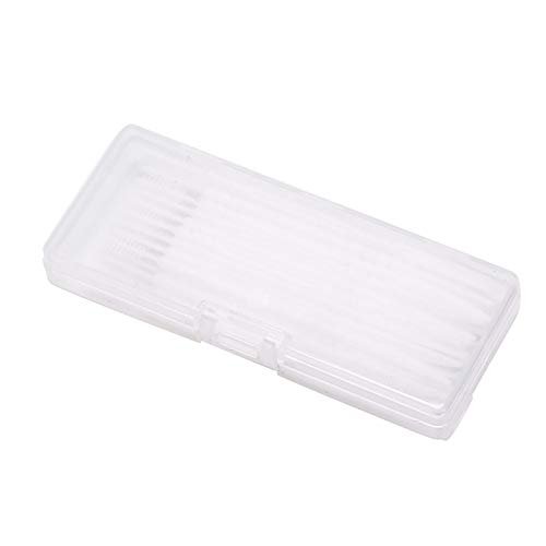 Plastic Toothpick 40 PCS Tooth Picks Brush Interdental Double-Headed Oral Dental Picks Cleaners with Portable Box