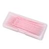 Plastic Toothpick 40 PCS Tooth Picks Brush Interdental Double-Headed Oral Dental Picks Cleaners with Portable Box view 1