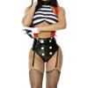 Forplay 551526 Speechless Sexy Mime Costume Adult Sized, Black, S/M view 1