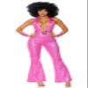 Forplay 551510 Foxy Lady Sexy Disco Costume Movie Star Adult Sized, Solid, Magenta, S/M view 4
