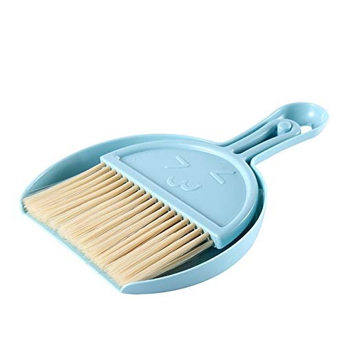 1pcs Mini Cleaning Brush Small Broom Dustpans Set Desktop Sweeper Garbage Cleaning Shovel Table Household Cleaning Tools China Blue