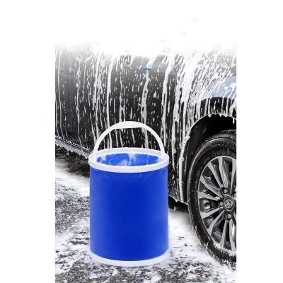 JZLL Large-capacity folding bucket for car washing, fishing, hiking, camping