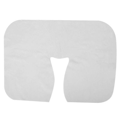 100-Pack Disposable Salon Headrest Covers, Massage Table Chair Covers, Washable Fleece Cushion Covers for Beauty Salons Spas