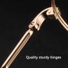 Anti-Blue Light Cat-Eye Reading Glasses for Elderly Women High-Definition Comfortable Resin Lens Magnified Strength 100 To 300,Gold,+1.50 view 3