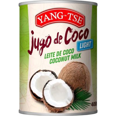 YANG-TSE - Light coconut juice - ideal for smoothies and desserts - 400 ml tin