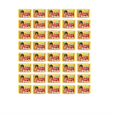 Parle-G 79.9g (Pack of 40)  Original Glucose Biscuits  Goodness of Wheat and Milk  Highly Nutritive Tasty and Healthy - Delicious Cracker Cookies Snacks for Kids