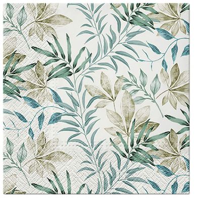 3-Ply Decoupage Tissue Paper Napkins Serviettes 33cm x 33cm - Pack of 20 (Natural Flow)
