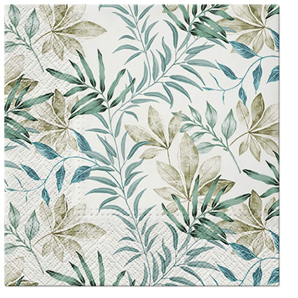 3-Ply Decoupage Tissue Paper Napkins Serviettes 33cm x 33cm - Pack of 20 (Natural Flow)
