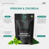 Organic Spirulina & Chlorella 2000mg - 300 Tablets - Broken Cell Wall - Cold Pressed Pure Supplement with No Additives (75 Day Supply) by Alpha01 view 2