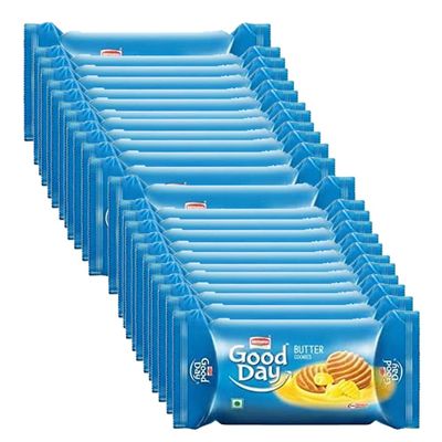 Britannia Good day Biscuits and Cookies 72g (Pack of 24) Butter Cookies Highly Nutritive No Added Preservatives Tasty and Healthy - Cracker Cookies Tea Time Snacks for Kids & Family