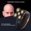 Electric Shavers, 5 In 1 Electric Shaver Head Shaver Mens Electric Shaving Razors Hair Clipper Nose Hair Trimmer For Face Nose Hair Cleansing Machine Wet Dry Rotary Facial Cleansing Brush Clippers view 4