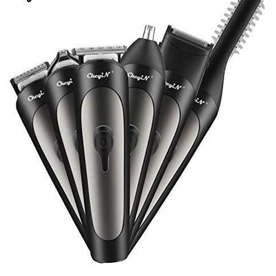6 In 1 Hair Trimmer Electric Barber Hair Clipper Razor Hair Cutter Shaver Beard Nose Trimmer For Men Shaving Machine Cutting 45